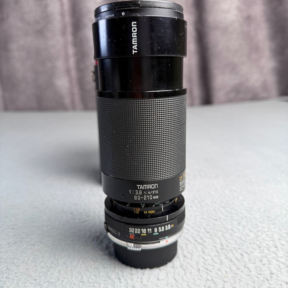 Tamron 80-210mm f3.8-4 CF Tele Macro Adaptall 2 Lens for Olympus OM Mount